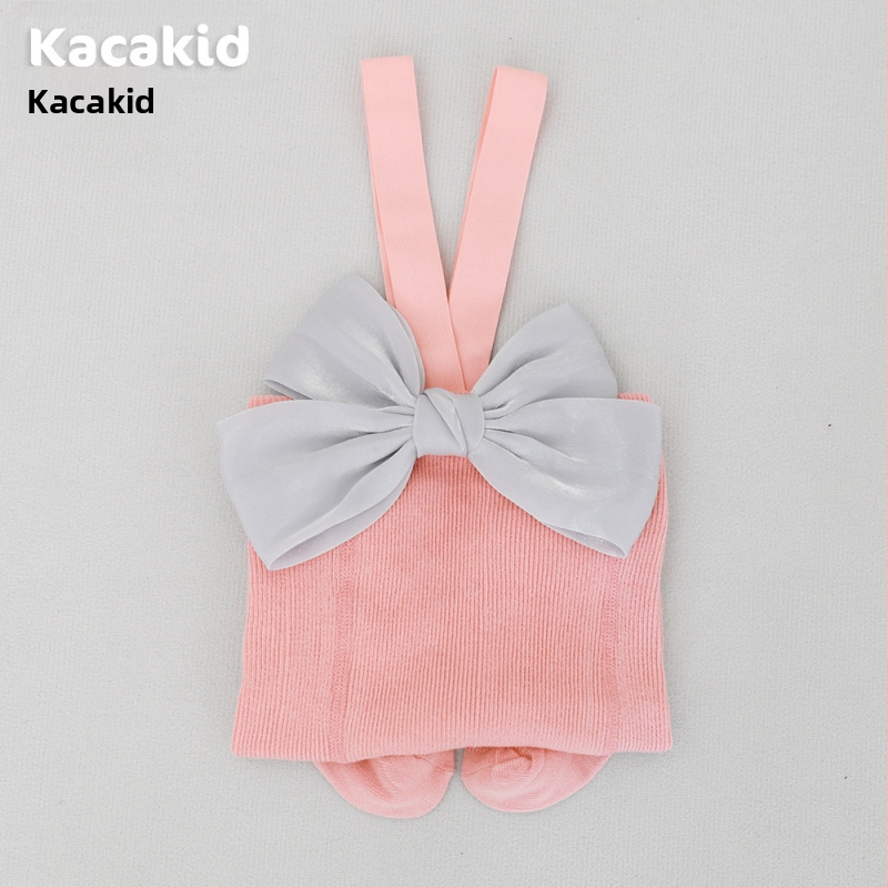 Prísny výber jarných a jesenných detských pančuchových nohavíc s vysokým pásom, chráničov brucha, popruhových nohavíc, jednofarebných legín