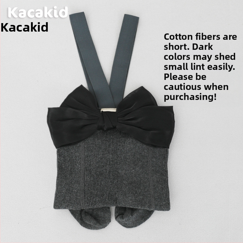 Prísny výber jarných a jesenných detských pančuchových nohavíc s vysokým pásom, chráničov brucha, popruhových nohavíc, jednofarebných legín