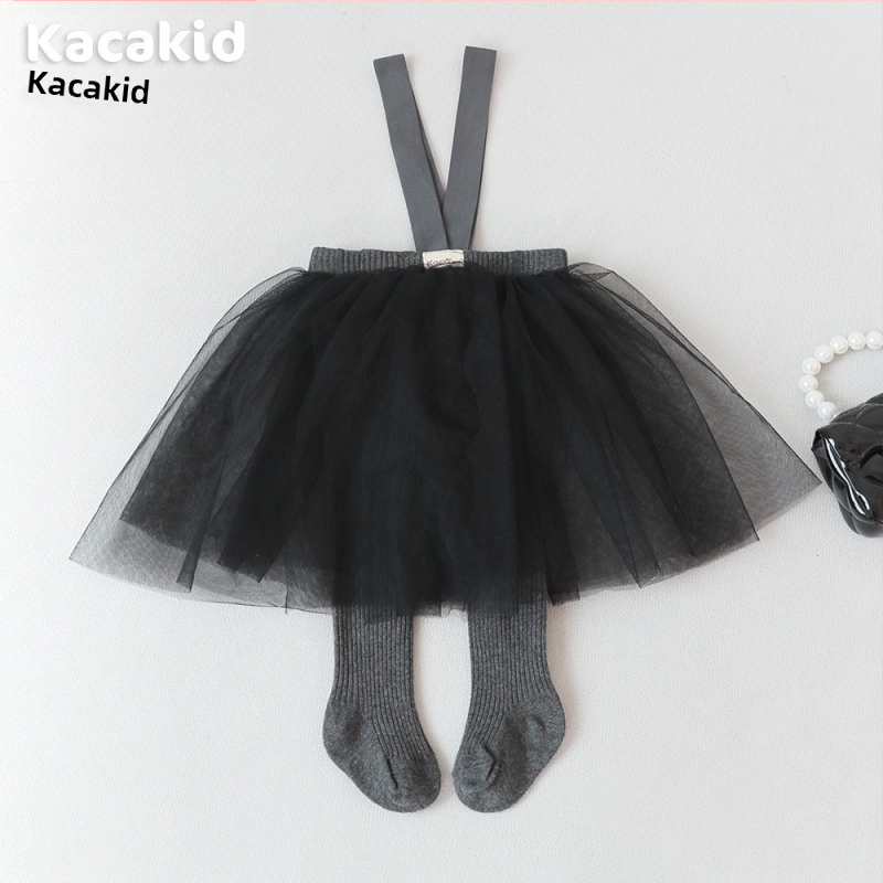 Prísny výber jarných a jesenných detských pančuchových nohavíc s vysokým pásom, chráničov brucha, popruhových nohavíc, jednofarebných legín