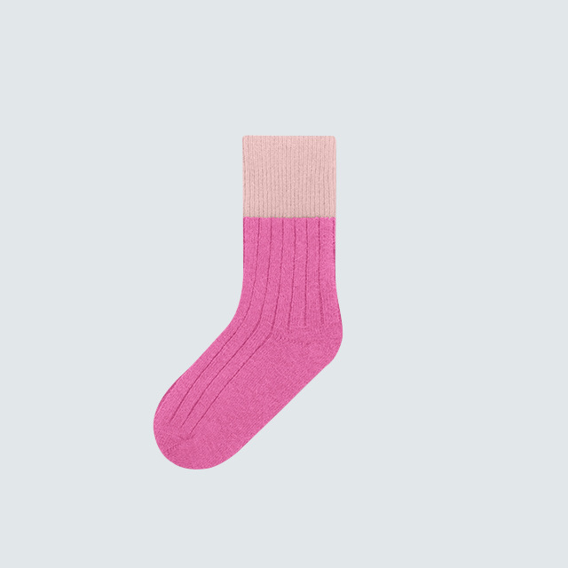 Laste kašmiirist sokid, talvel paksendatud soojad, fliisvoodriga poiste ja tüdrukute sokid, jänesekarvased sokid, laste sokid, beebide sügis- ja talvevillased sokid.