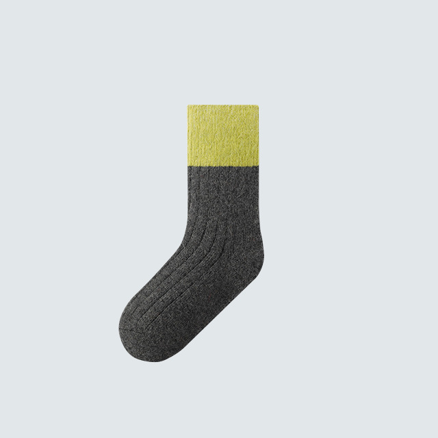 Laste kašmiirist sokid, talvel paksendatud soojad, fliisvoodriga poiste ja tüdrukute sokid, jänesekarvased sokid, laste sokid, beebide sügis- ja talvevillased sokid.