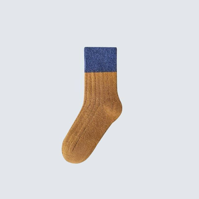 Laste kašmiirist sokid, talvel paksendatud soojad, fliisvoodriga poiste ja tüdrukute sokid, jänesekarvased sokid, laste sokid, beebide sügis- ja talvevillased sokid.