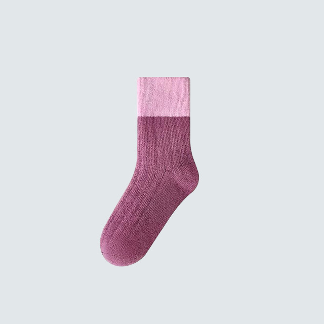 Laste kašmiirist sokid, talvel paksendatud soojad, fliisvoodriga poiste ja tüdrukute sokid, jänesekarvased sokid, laste sokid, beebide sügis- ja talvevillased sokid.