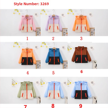 Proljetni i ljetni novi stil za malu i srednju djecu, dječake i djevojčice, lagana jakna s kapuljačom, ležerna, zapadnjački stil, jednostavna dječja svestrana vjetrovka