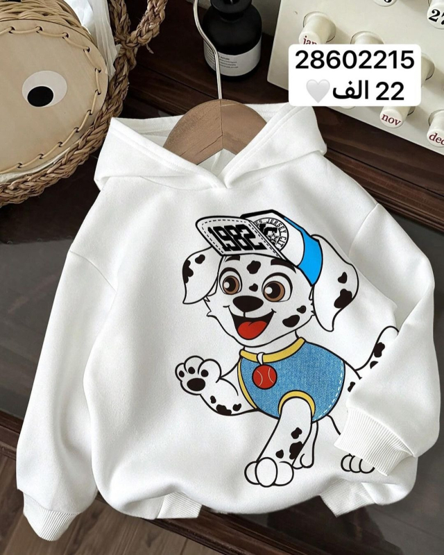 2024 proljetni i jesenski ležerni dječji neutralni crtani sportski dugi rukav s kapuljačom, dječji pulover s prekograničnom tehnologijom, generacija kose