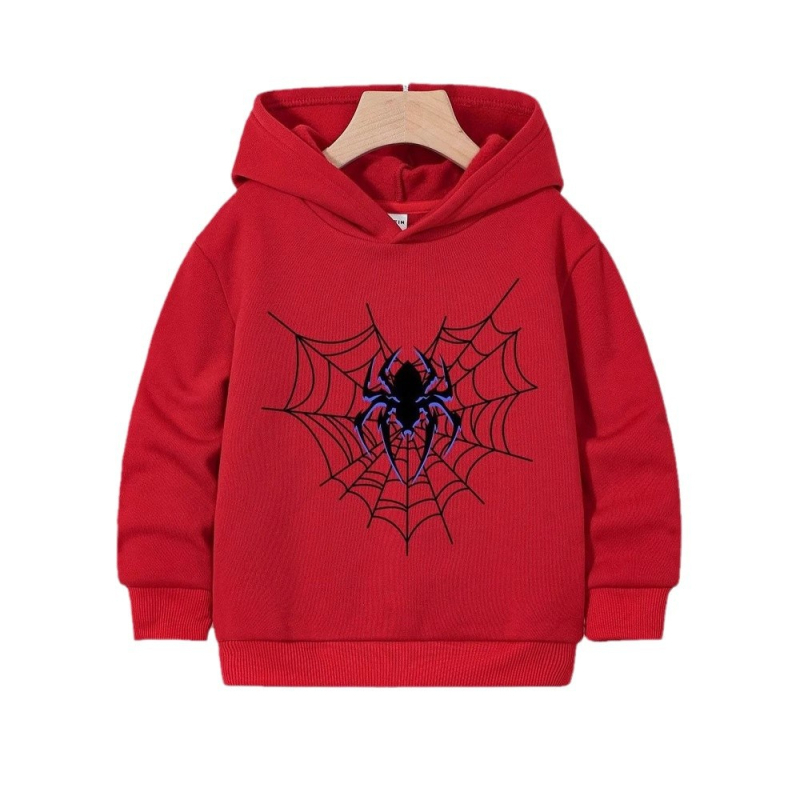 2024 proljetni i jesenski ležerni dječji neutralni crtani sportski dugi rukav s kapuljačom, dječji pulover s prekograničnom tehnologijom, generacija kose