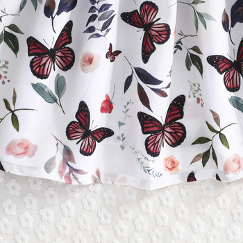 Παιδικό Μοντέρνο Μπουφάν με Σακάκι και Σακάκι για Άνοιξη και Φθινόπωρο, Casual, Τυπωμένο Φόρεμα, Σετ Δύο Τεμαχίων, Αποκλειστικό για Παιδιά, Άνοιξη και Φθινόπωρο