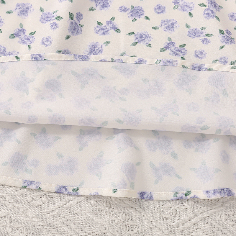 Set de cardigan Cross-Border cu mânecă lungă și cardigan cu imprimeu și mâneci bufante, culoare uni, model Cross-Border pentru fete