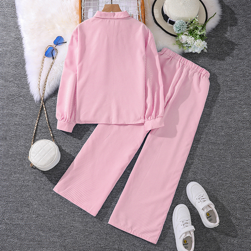 Muško i žensko odijelo Prekogranična vanjska trgovina Dječja odjeća Jesensko novo dječje odijelo dugih rukava širokih hlača odijelo od dva dijela za djecu od 3 do 12 godina