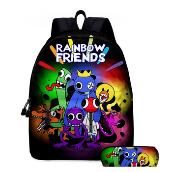 Vaivorykštės draugai Roblox Vaivorykštės draugų pradinės ir vidurinės mokyklos mokinių mokyklinė kuprinė vaikiška kuprinė