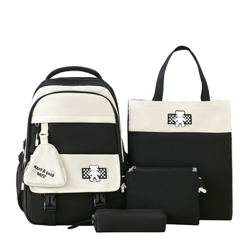 2024. aasta uus suure mahutavusega vabaaja seljakott selgroo kaitseks keskkooliõpilastele, vähendab õpilase koolikoti koormust, moodne Korea stiilis seljakott