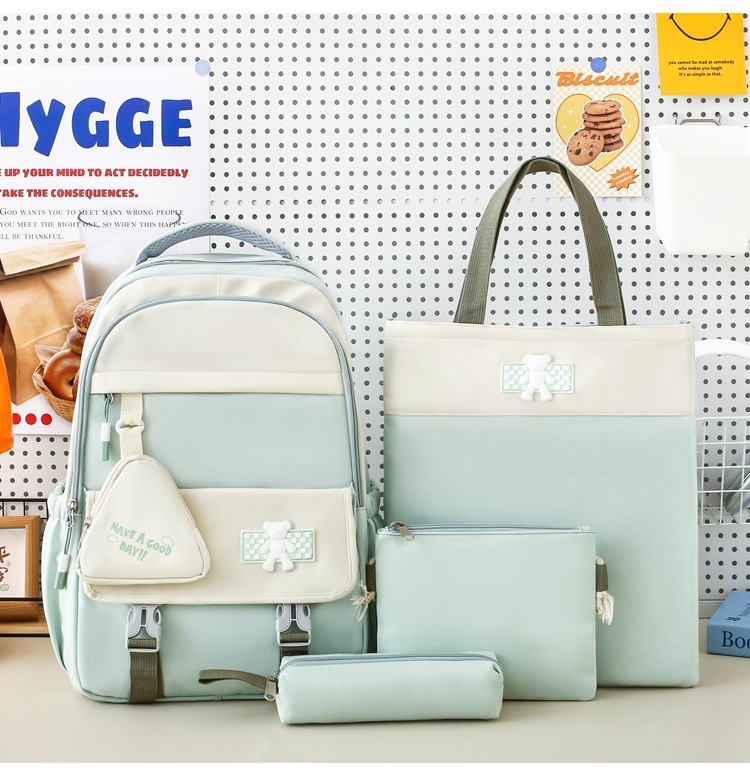 2024. aasta uus suure mahutavusega vabaaja seljakott selgroo kaitseks keskkooliõpilastele, vähendab õpilase koolikoti koormust, moodne Korea stiilis seljakott