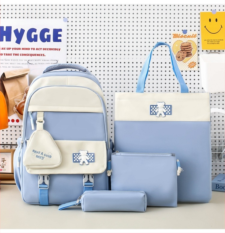 2024. aasta uus suure mahutavusega vabaaja seljakott selgroo kaitseks keskkooliõpilastele, vähendab õpilase koolikoti koormust, moodne Korea stiilis seljakott