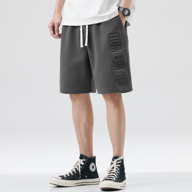 Hansca2024 Ljetne nove teške sportske kratke hlače za muškarce, široke, moderne, ležerne, košarkaške, crne, petčetvrtinske hlače za muškarce
