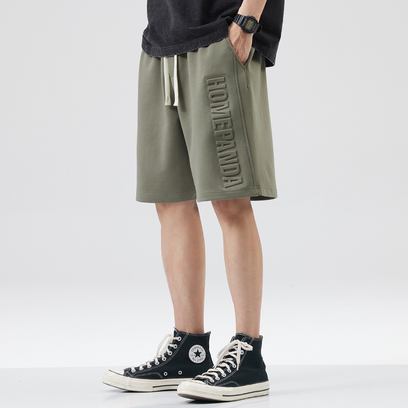 Hansca2024 Ljetne nove teške sportske kratke hlače za muškarce, široke, moderne, ležerne, košarkaške, crne, petčetvrtinske hlače za muškarce