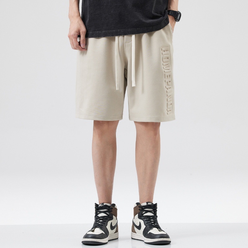 Hansca2024 Ljetne nove teške sportske kratke hlače za muškarce, široke, moderne, ležerne, košarkaške, crne, petčetvrtinske hlače za muškarce