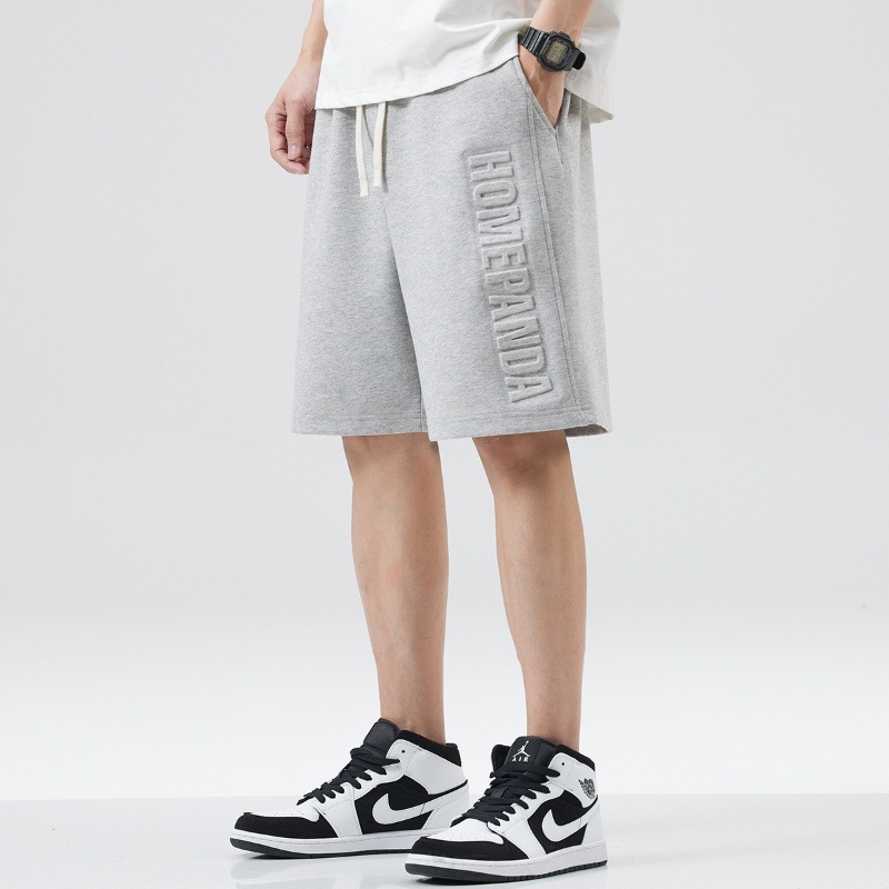 Hansca2024 Ljetne nove teške sportske kratke hlače za muškarce, široke, moderne, ležerne, košarkaške, crne, petčetvrtinske hlače za muškarce