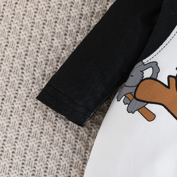 Διασυνοριακή ειδική ανοιξιάτικη και φθινοπωρινή ολόσωμη φόρμα δύο τεμαχίων με ψεύτικο σχέδιο κοάλα, μακριά πόδια καγιί, με χαριτωμένο μωρό, με σχέδιο κοάλα