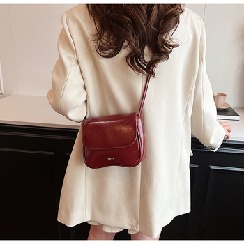 Geantă crossbody de culoare solidă, geantă mică pătrată, la modă, simplă, cu transfrontalieră