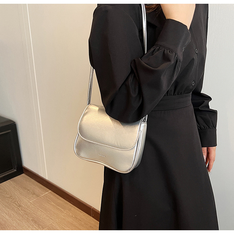 Geantă crossbody de culoare solidă, geantă mică pătrată, la modă, simplă, cu transfrontalieră