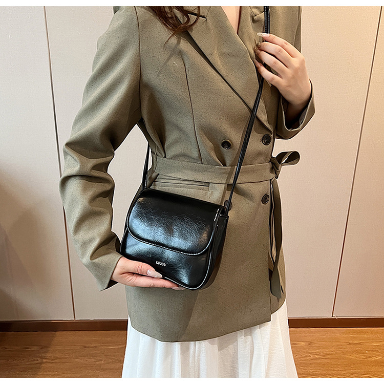 Geantă crossbody de culoare solidă, geantă mică pătrată, la modă, simplă, cu transfrontalieră