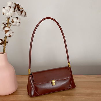 2025 m. naujo nišinio dizaino pažastų krepšys, naudotas krepšys, rankinė per petį, bagetės krepšys, madinga didmeninė prekyba krepšiais