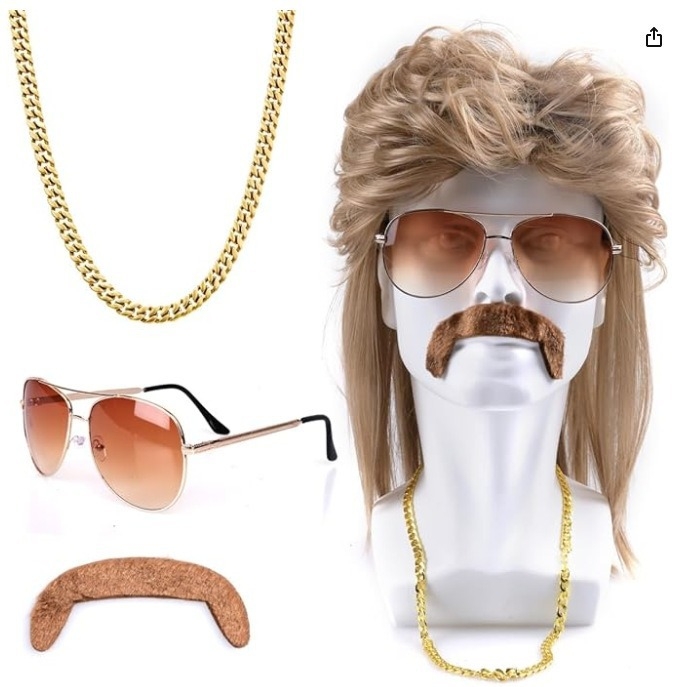 Europos ir Amerikos tarpvalstybinis hipių rokas, didelė žemė, turtinga aukso gaujos boso suknelė, perdėtai juokinga, turtingo dolerio karoliai, žiedas