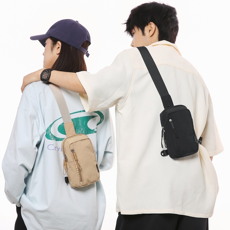 Uus õlakott meestele mini kerge lihtne väike õlakott mobiiltelefoni kott meeste vöökott sportlik ruiying rinnakott