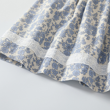 Korėjietiška ilgarankovė pavasarinė suknelė mergaitėms, mori stiliaus, vakarietiško stiliaus, kaspino ir lėlės apykaklės princesės suknelė mergaitėms