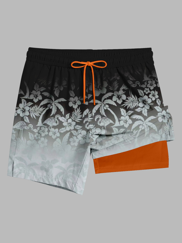 Piiriülesed populaarsed gradientidega meeste õhukesed kiiresti kuivavad rannapüksid, mis sobivad vette. Aach lühikesed püksid, neljaveerandilised kahekihilised rannapüksid.