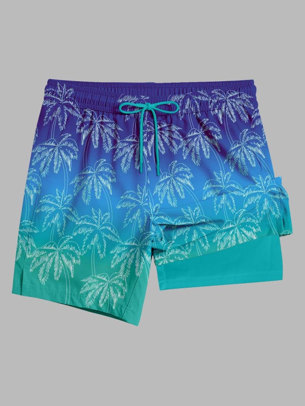 Piiriülesed populaarsed gradientidega meeste õhukesed kiiresti kuivavad rannapüksid, mis sobivad vette. Aach lühikesed püksid, neljaveerandilised kahekihilised rannapüksid.