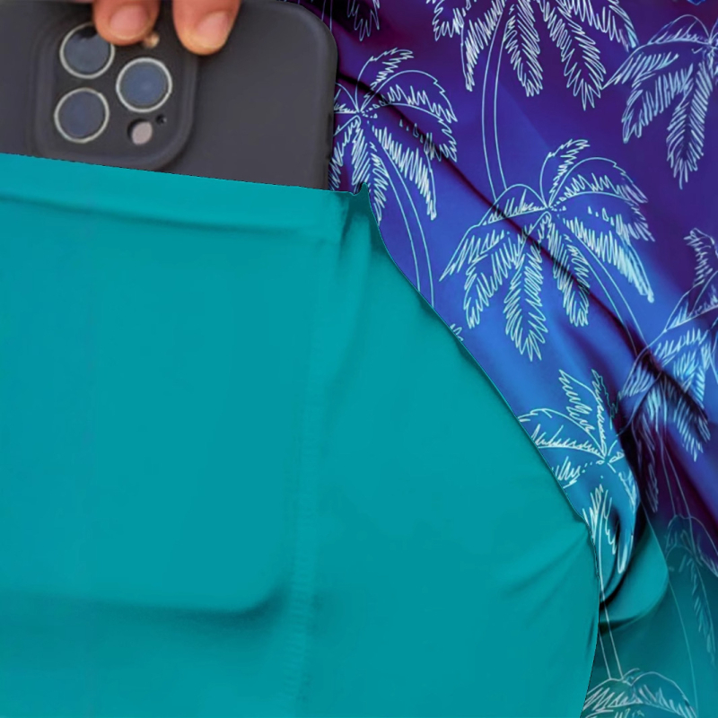 Piiriülesed populaarsed gradientidega meeste õhukesed kiiresti kuivavad rannapüksid, mis sobivad vette. Aach lühikesed püksid, neljaveerandilised kahekihilised rannapüksid.