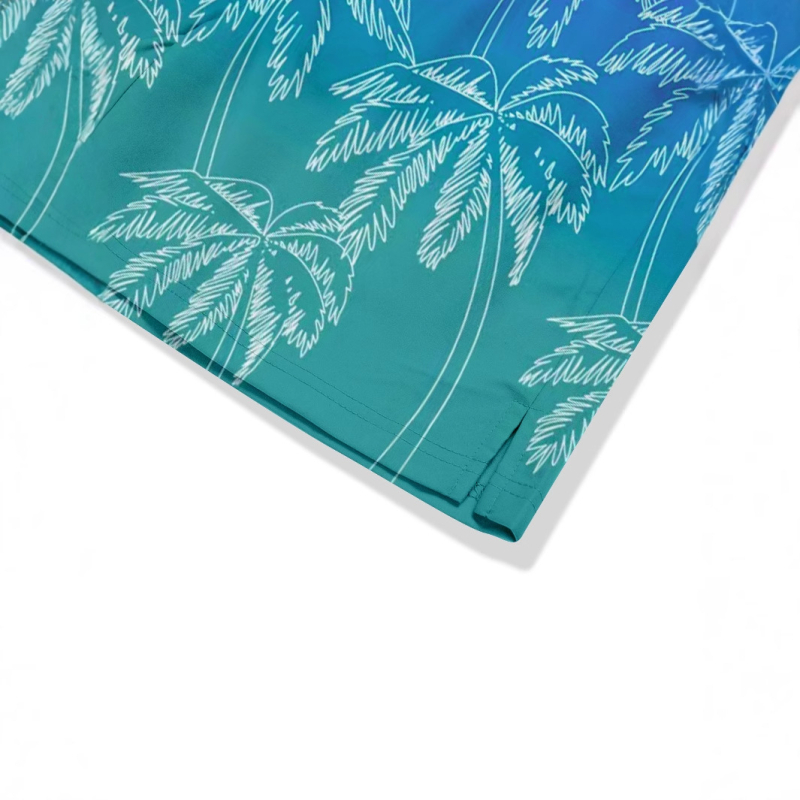 Piiriülesed populaarsed gradientidega meeste õhukesed kiiresti kuivavad rannapüksid, mis sobivad vette. Aach lühikesed püksid, neljaveerandilised kahekihilised rannapüksid.