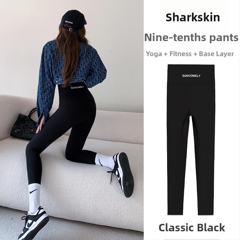 Κολάν από δέρμα καρχαρία από βελούδο αρνιού για γυναίκες, για να φορούν ως πανωφόρι τον χειμώνα, με φλις επένδυση και πυκνωτικό, ελαστικό παντελόνι γιόγκα Barbie με αδυνατιστική εμφάνιση, που δεν φουσκώνει.