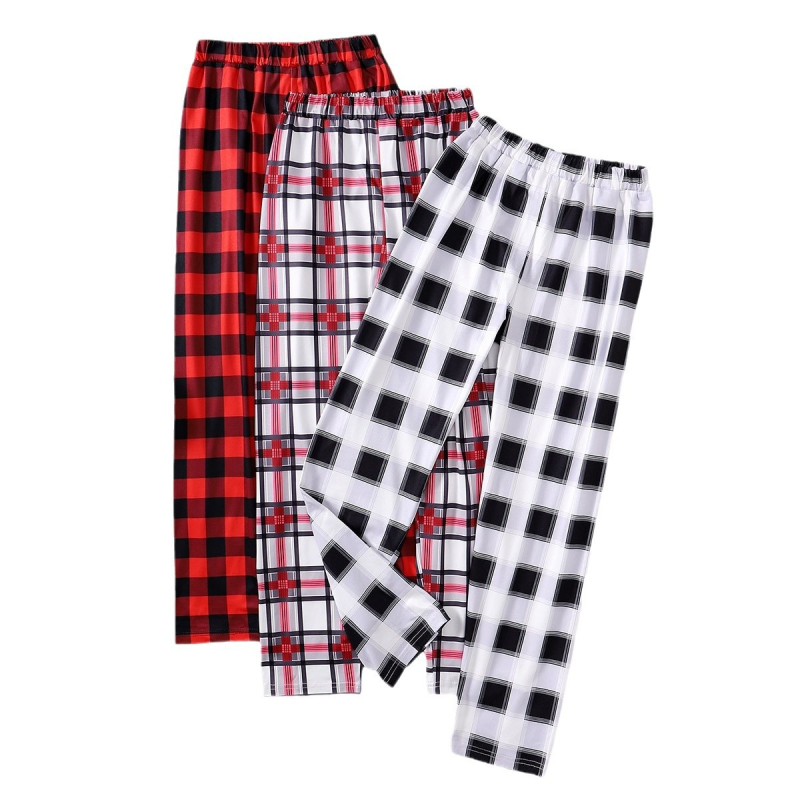 Pantaloni pentru copii 2024 toamna și iarna în carouri fete pantaloni drepți pantaloni casual de zi cu zi pantaloni de ieșire din trei piese set