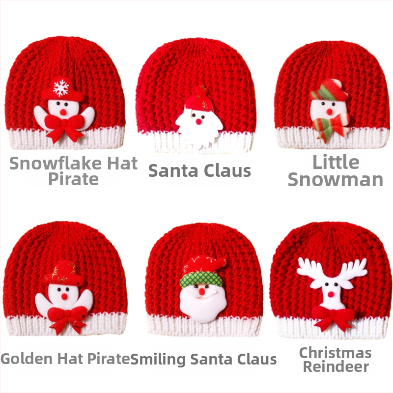 Meleg gyermek gyapjúsapka a kutacs védelmére, kötött babasapka, európai és amerikai stílusú babasapka, őszi és téli szélálló és meleg