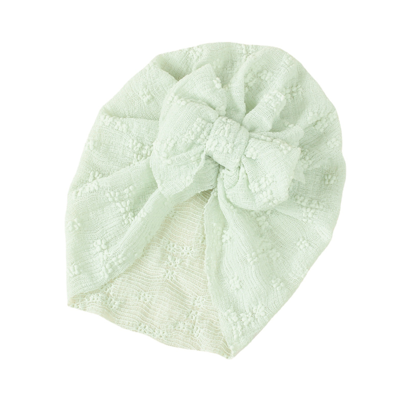 Нова европейска и американска бебешка супер мека еластична мрежеста двуслойна пуловер с панделка, трансгранична индийска шапка, детска шапка