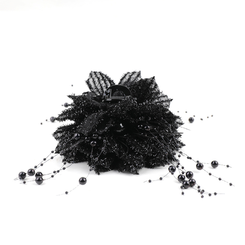 Ryškios žvaigždės upė ~ Honkongo vėjas, šviečiančios gėlės, griebtuvas, temperamentas, ryklių segtukas, tinklas, raudonplaukių plaukų demonstravimas, plaukų gėlė, plaukų aksesuarai