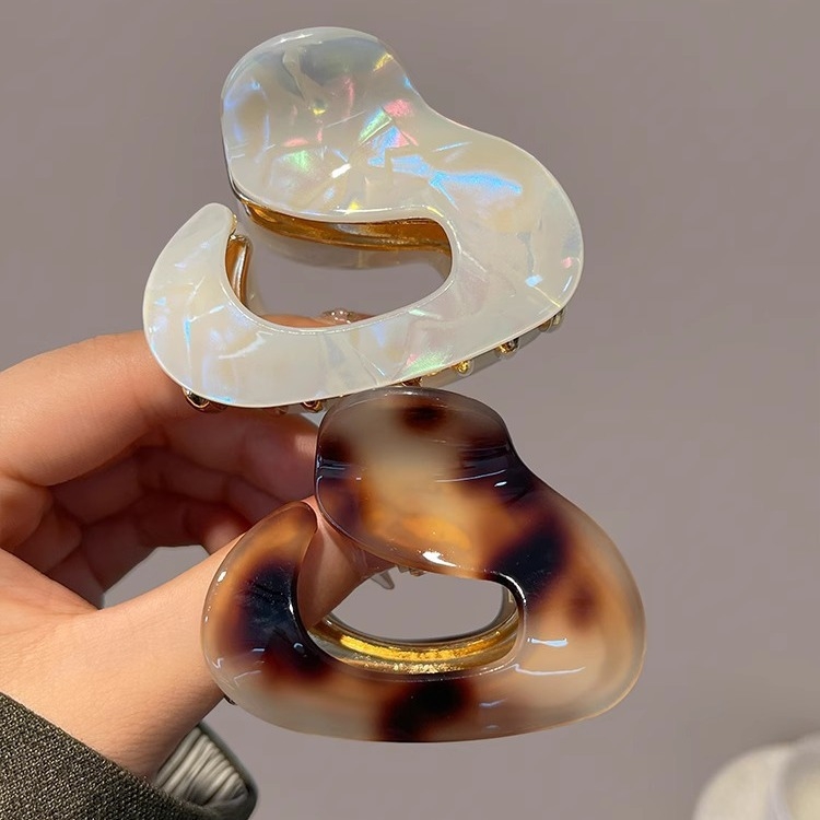 „Advanced Sense“ acto rūgšties netaisyklingo stiliaus plaukų segtukas moterims, pusiau surišamas, elegantiškas ryklio segtukas, metalinis plaukų segtukas, galvos apdangalas