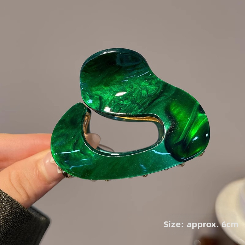 „Advanced Sense“ acto rūgšties netaisyklingo stiliaus plaukų segtukas moterims, pusiau surišamas, elegantiškas ryklio segtukas, metalinis plaukų segtukas, galvos apdangalas