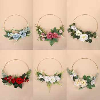 Pamergių nešiojamas vainikas sienų dekoravimui, vainikas, kūrybingas, vidaus lubų geležinis vainikas, naujas, modeliavimo vainikas, didmeninė prekyba