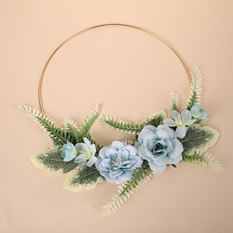 Pamergių nešiojamas vainikas sienų dekoravimui, vainikas, kūrybingas, vidaus lubų geležinis vainikas, naujas, modeliavimo vainikas, didmeninė prekyba