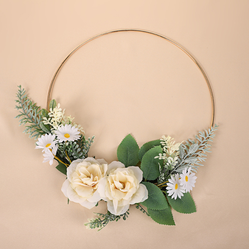 Pamergių nešiojamas vainikas sienų dekoravimui, vainikas, kūrybingas, vidaus lubų geležinis vainikas, naujas, modeliavimo vainikas, didmeninė prekyba