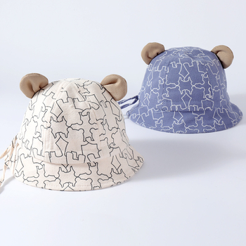 Dječja kapa za proljeće i jesen, tanka ljetna muška i dječja kapa za suncobran, dječja ženska kapa za umivaonik, djevojčica, slatka super slatka ribarska kapa