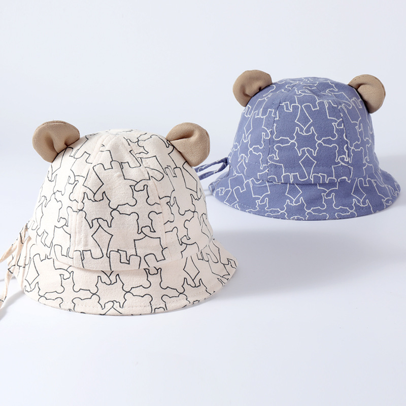 Dječja kapa za proljeće i jesen, tanka ljetna muška i dječja kapa za suncobran, dječja ženska kapa za umivaonik, djevojčica, slatka super slatka ribarska kapa