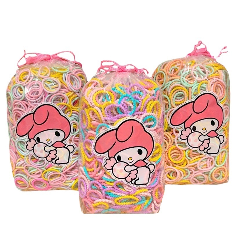 Детска гумена лента за бебета, малък размер, въже за глава, малка гумена лента за коса за момичета, въже за коса с палец, шапка