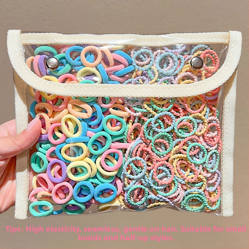 Детска гумена лента за бебета, малък размер, въже за глава, малка гумена лента за коса за момичета, въже за коса с палец, шапка