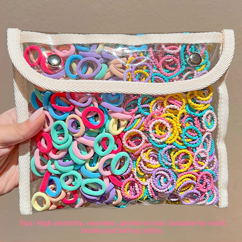 Детска гумена лента за бебета, малък размер, въже за глава, малка гумена лента за коса за момичета, въже за коса с палец, шапка