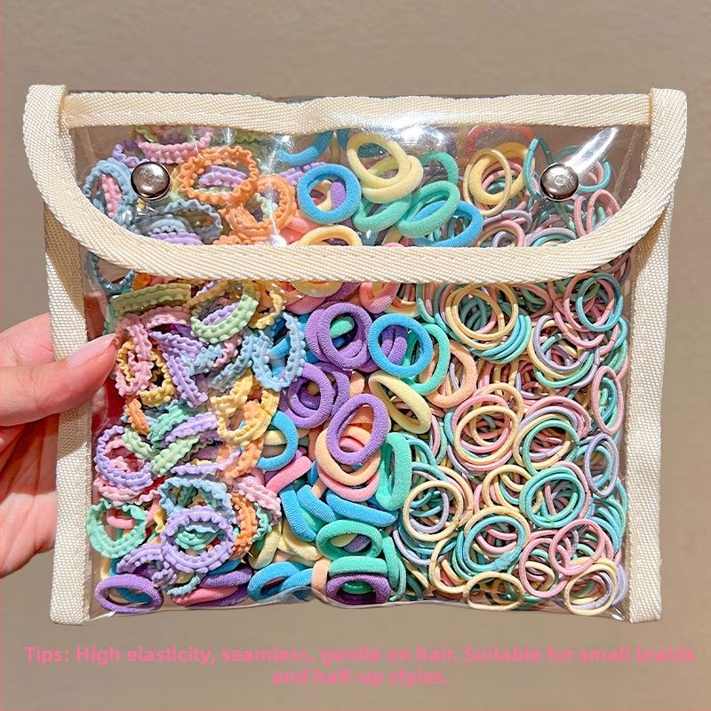 Детска гумена лента за бебета, малък размер, въже за глава, малка гумена лента за коса за момичета, въже за коса с палец, шапка