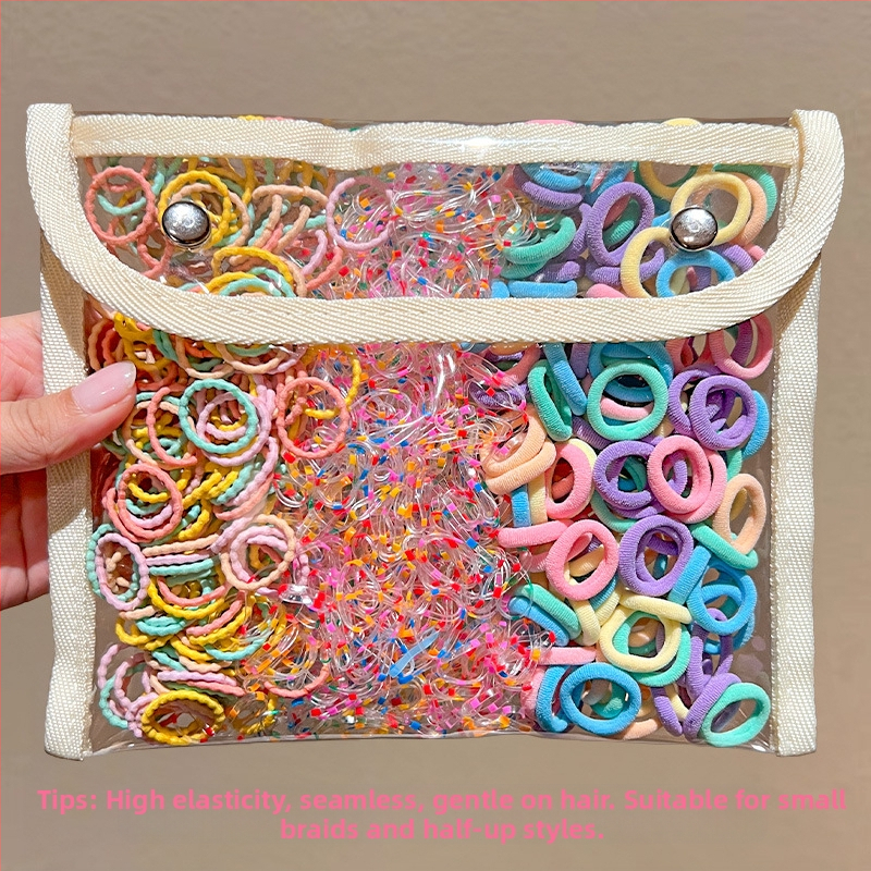 Детска гумена лента за бебета, малък размер, въже за глава, малка гумена лента за коса за момичета, въже за коса с палец, шапка